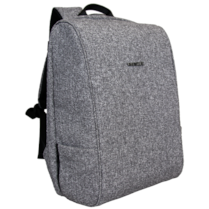 Batoh Bestlife Travel Safe 15,6" šedý žíhaný