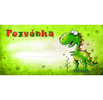 Dětská pozvánka Dráček 10ks