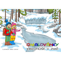 Omalovánky A5 Krkonoše v zimě
