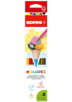 Pastelky Kolores 6ks trojhranné