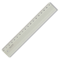 Pravítko 17cm transparentní