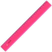 Pravítko 30cm růžové