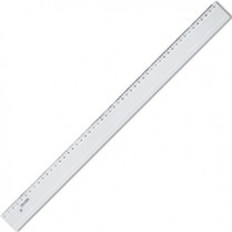 Pravítko 50cm transparentní
