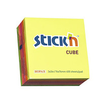 Samolepicí bloček Stick'n neon mix