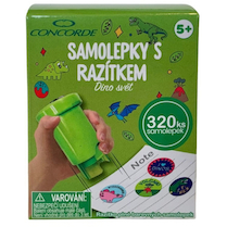 Samolepky s razítkem Dino svět