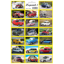 Samolepky velké dětské auta "MINI COOPER"