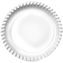 Talíře jednorázové papírové 15cm 100ks
