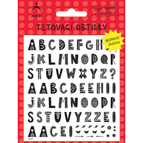Tetovací obtisky 2501 Abeceda