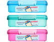 Box na svačinu 2 oddělené přihrádky 975ml Sistema® Lunch™ mix