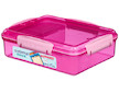 Box na svačinu 2 oddělené přihrádky 975ml Sistema® Lunch™ mix