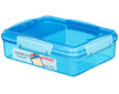Box na svačinu 2 oddělené přihrádky 975ml Sistema® Lunch™ mix