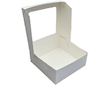 Krabice odnosové s okénkem Ideal 22x22x9cm bílá lepenka 50ks