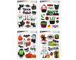 Okenní fólie Halloween 30x42cm mix