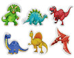 Pryž Dino 5x4cm mix