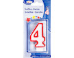 Svíčka číslo ''4'' 75mm