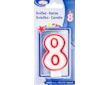 Svíčka číslo ''8'' 75mm