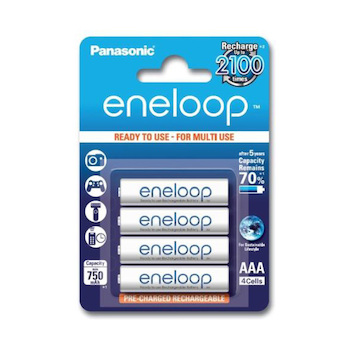 Baterie Panasonic Eneloop nabíjecí přednabité AAA 750mAh 4ks