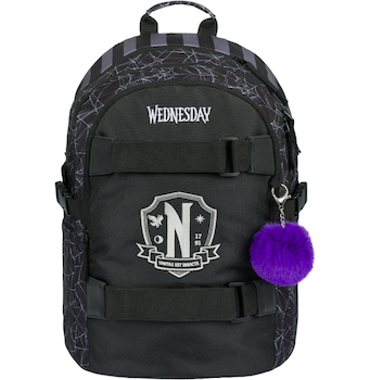 Batoh anatomický Baagl Skate Wednesday Nevermore