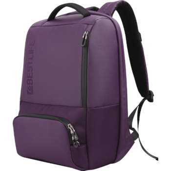 Batoh Bestlife Neoton 15,6" s přední kapsou vínový