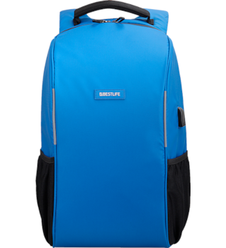 Batoh Bestlife Travel Safe 15,6" modrý