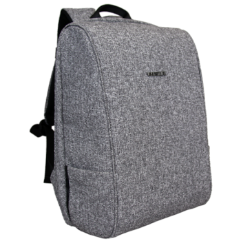 Batoh Bestlife Travel Safe 15,6" šedý žíhaný