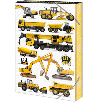 Box na sešity A4 Let's build!