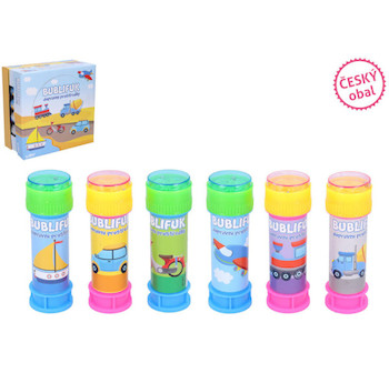 Bublifuk Dopravní prostředky 50ml mix