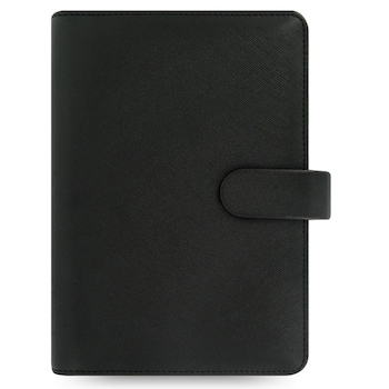 Diář FILOFAX Saffiano osobní černý