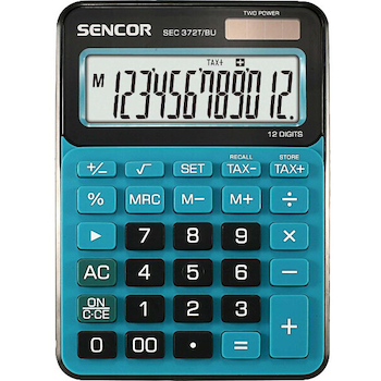 Kalkulačka Sencor SEC-372T modrá