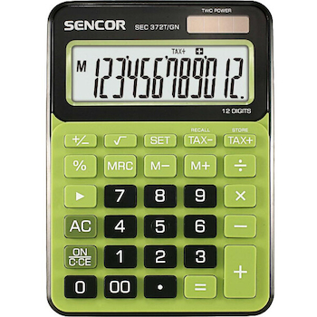 Kalkulačka Sencor SEC-372T zelená