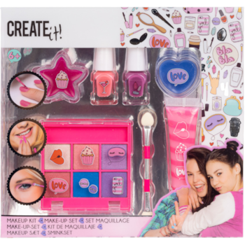 Kreativní sada Makeup sada růžovo-fialová