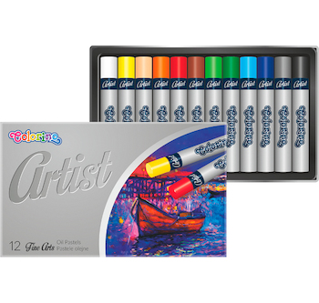 Kreslící sada Colorino olejové pastely 12ks