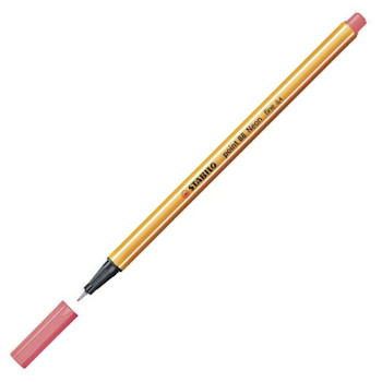 Liner Stabilo Point 88 neon červená