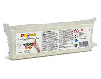 Modelína Primo 550g bílá