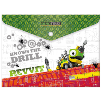 Obálka plastová s drukem A5 Dinotrux