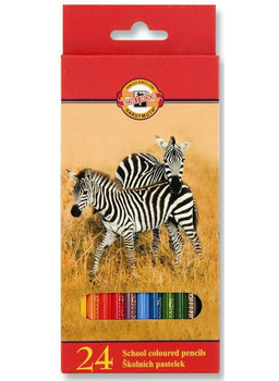 Pastelky 3554 24ks ZVÍŘATA dlouhé