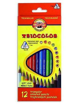 Pastelky 3132 12ks trojhranné tenké
