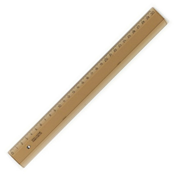 Pravítko 30cm kouřové
