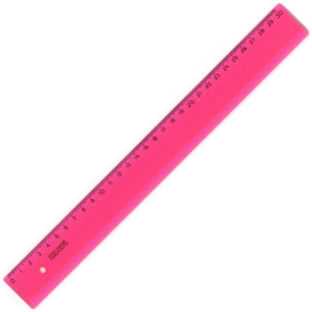Pravítko 30cm růžové