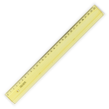 Pravítko 30cm žluté