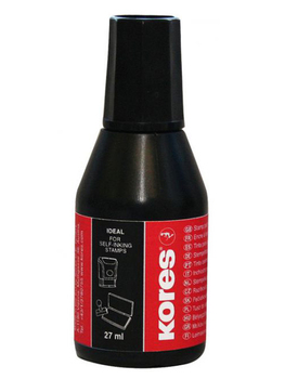 Razítkovací barva Kores černá 27ml