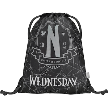 Sáček na cvičky Wednesday Nevermore