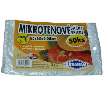 Sáčky mikrotenové 16x24cm čiré