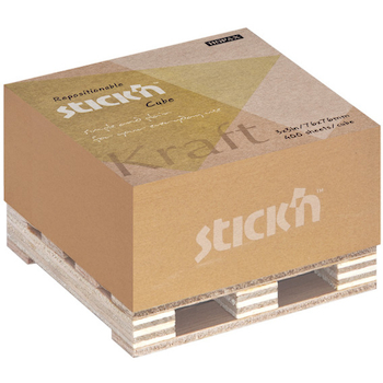 Samolepicí bloček Stick'n Kraft na paletce 76x76mm