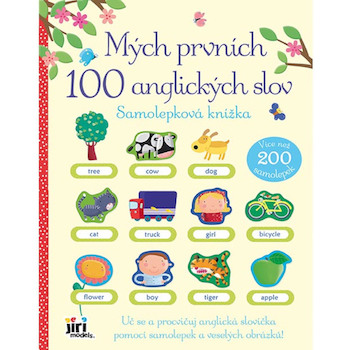Samolepková knížka 100 anglických slov