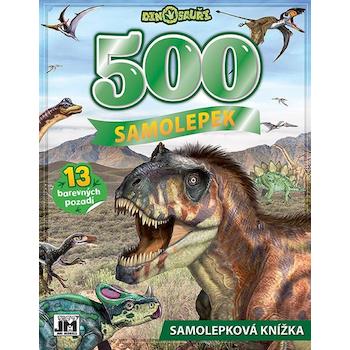 Samolepková knížka Dinosauři 500 samolepek