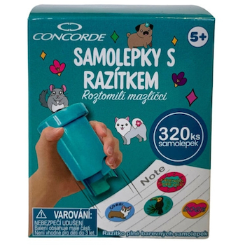 Samolepky s razítkem Mazlíčci