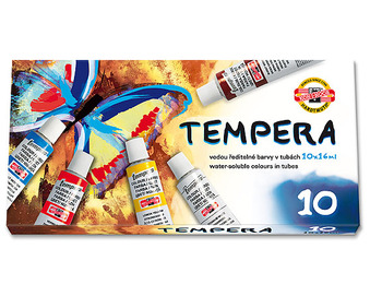 Barvy temperové 162548 10 barev MOTÝL