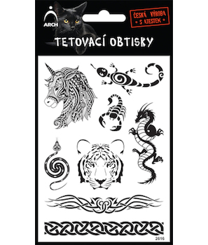 Tetovací obtisky 2616 Jednorožec