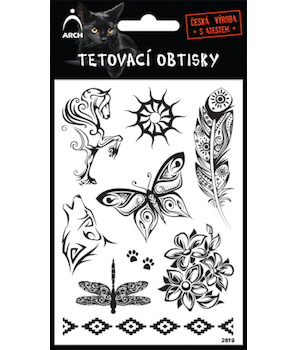 Tetovací obtisky 2619 Kůň